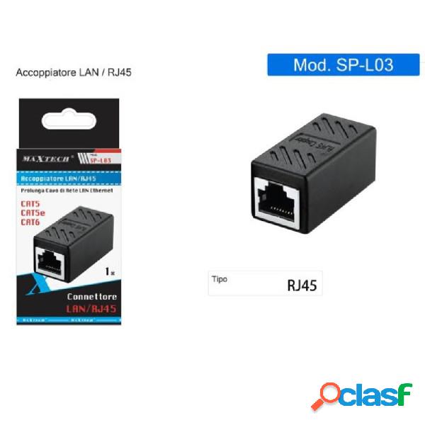 Trade Shop - Accoppiatore Connettore Rete Lan/rj45 Ethernet
