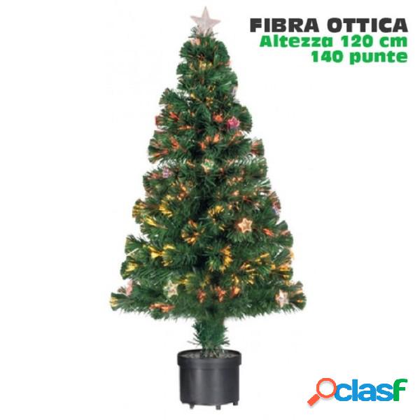 Trade Shop - Albero Di Natale Fibra Ottica Stars 120cm 140