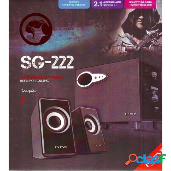 Trade Shop - Altoparlanti Marvo Scorpion Sg-222 Casse Audio