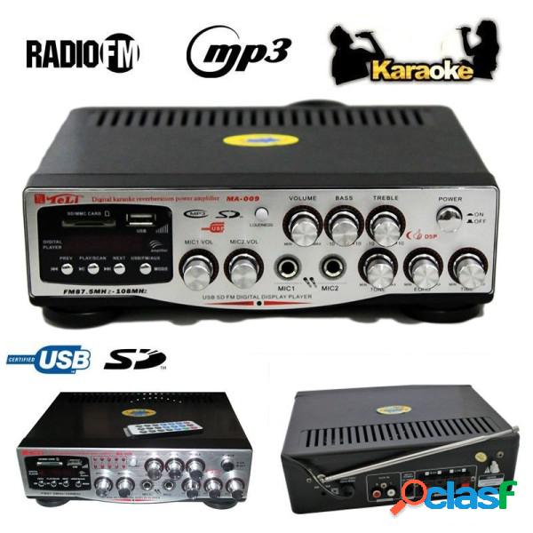 Trade Shop - Amplificatore Digitale Per Karaoke Mixer Audio