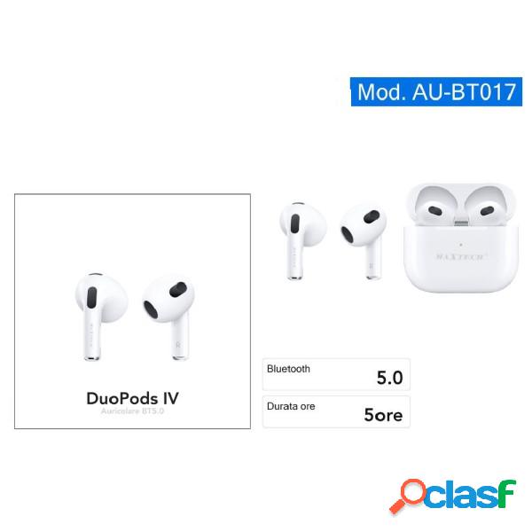 Trade Shop - Auricolari Bluetooth Stereo Senza Fili Bt5.0