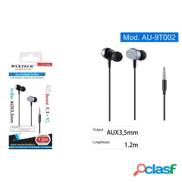 Trade Shop - Auricolari Cuffie In-ear Aux 3,5mm Per