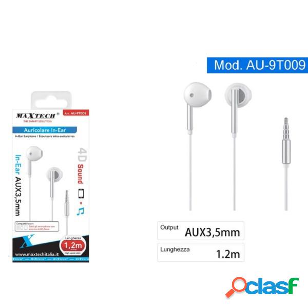 Trade Shop - Auricolari Cuffie In-ear Filo 1,2 Metri