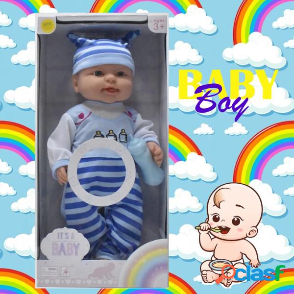 Trade Shop - Baby Boy Bambolotto Bambola Vestito Bebè Con