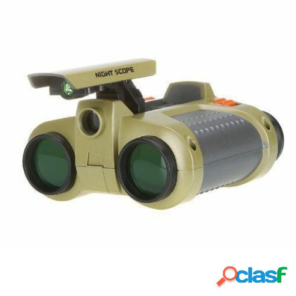 Trade Shop - Binocolo Con Luce 4x30 Mm Light Night Vision