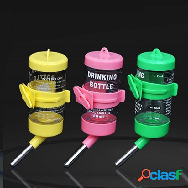 Trade Shop - Borraccia Criceti Piccoli Animali 80ml Acciaio