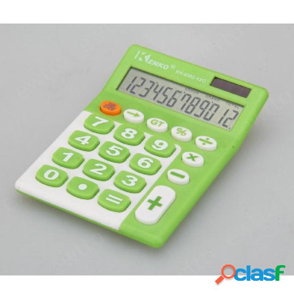 Trade Shop - Calcolatrice Elettronica Digitale Kk-6502-12 12
