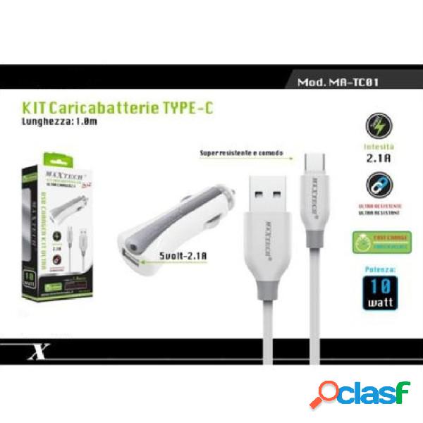 Trade Shop - Caricabatterie Caricatore Auto Cavo Usb Type-c