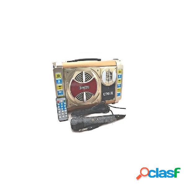 Trade Shop - Cassa Amplificata Mp3 Usb Micro Sd Line In