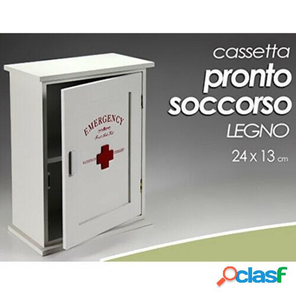 Trade Shop - Cassetta Pronto Soccorso Porta Medicine In