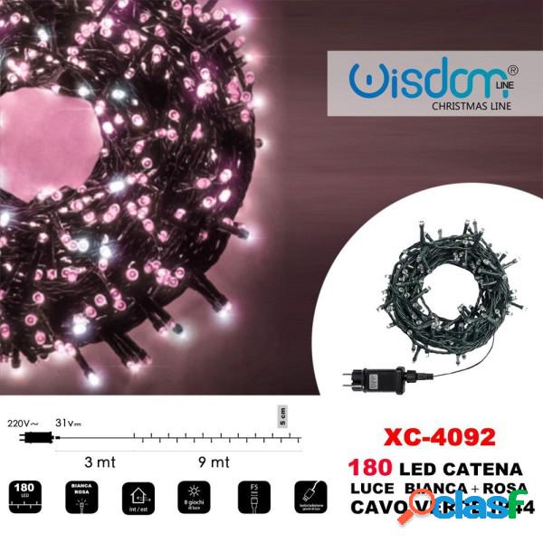 Trade Shop - Catena Luminosa 180 Luci Led Lucciole Luce
