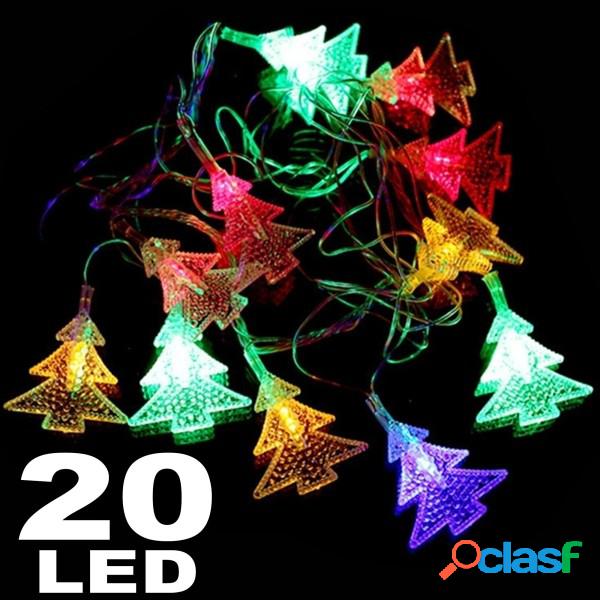 Trade Shop - Catena Luminosa 20 Led Luci Multicolor Albero A