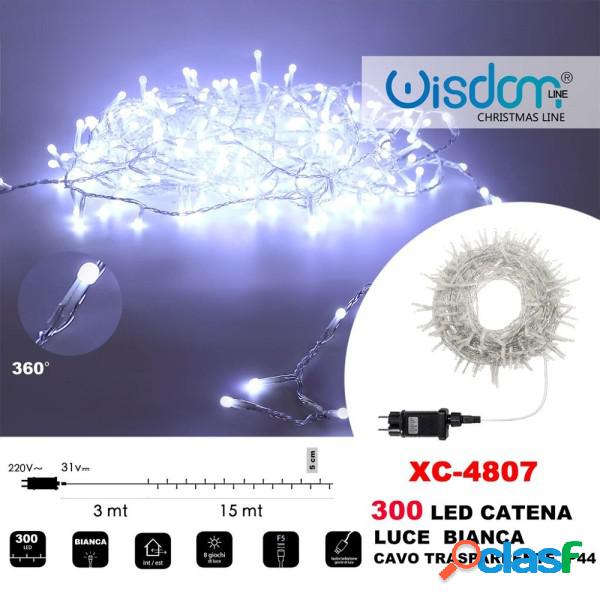 Trade Shop - Catena Luminosa 300 Luci Led Lucciole Luce