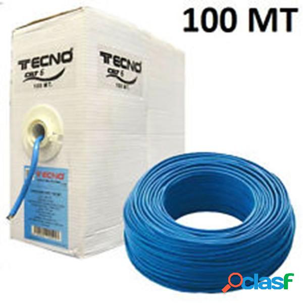 Trade Shop - Cavo Di Rete Utp Cat6 In Bobina 100 Metri Tecno