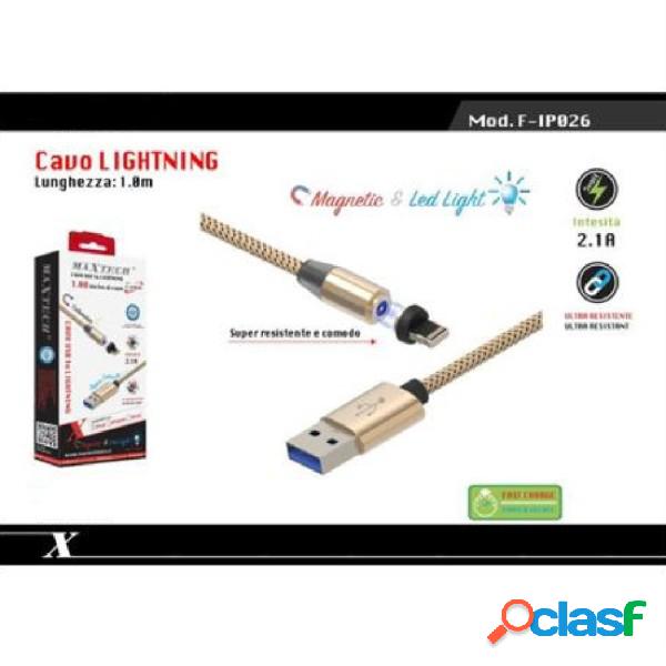 Trade Shop - Cavo Lightning 1mt Usb Intrecciato Magnetico