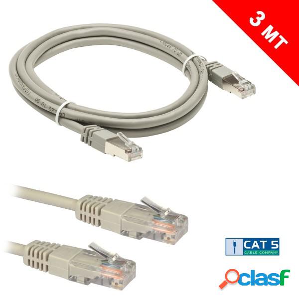 Trade Shop - Cavo Rete Ethernet Rj 45 3 Metri Computer Pc