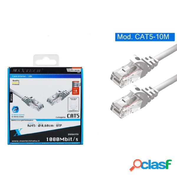 Trade Shop - Cavo Rete Lan Internet 10 Mt Cat5 Rj45 Modem
