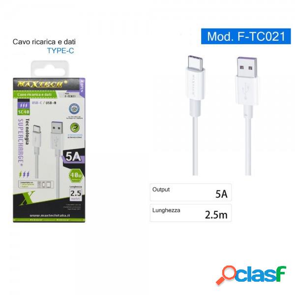 Trade Shop - Cavo Type-c Usb 2.5mt Supercharge Ricarica