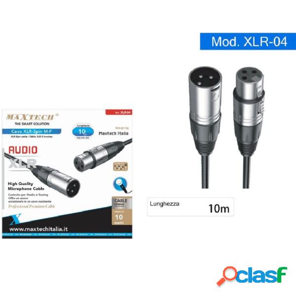 Trade Shop - Cavo Xlr 3 Pin Xlr Maschio-femmina Audio