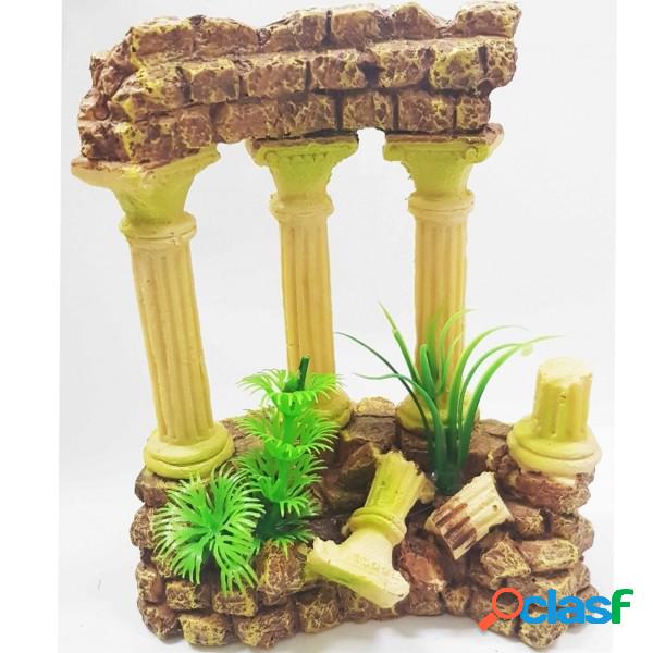 Trade Shop - Colonna Romana Colonne Rocciosa 15x11x15cm