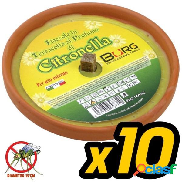 Trade Shop - Confezione 10 X Candela Citronella In