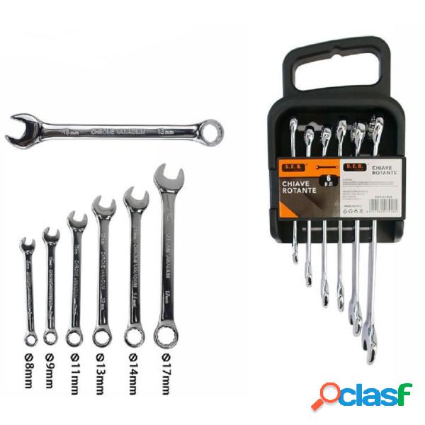 Trade Shop - Confezione 6 Pezzi Chiave Inglese Combinata