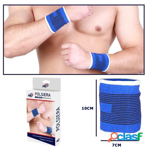 Trade Shop - Coppia Polsini Elastici Per Polso Fitness Sport