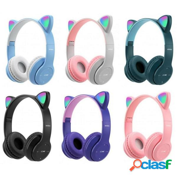 Trade Shop - Cuffie Bluetooth Wireless Gaming Auricolare Led