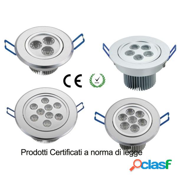Trade Shop - Faretto Faro A Led 3w 5w 7w 9w 12w 15w 18w A
