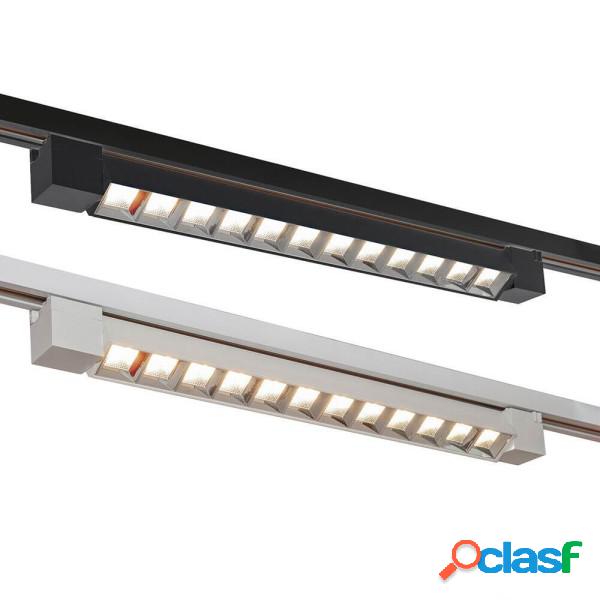 Trade Shop - Faretto Orientabile Binario 26 W 12led Bianco