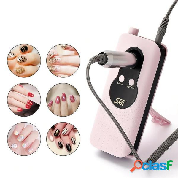 Trade Shop - Fresa Unghie Portatile 35000 Giri Ricaricabile