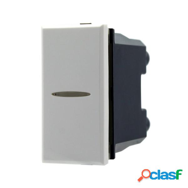 Trade Shop - Interruttore Assiale 1p 16a Colore Bianco