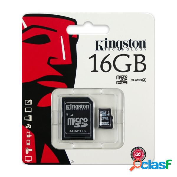 Trade Shop - Kingston Micro Sd 16 Gb Microsd Classe 4 Sdhc