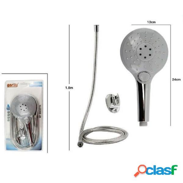 Trade Shop - Kit Doccetta Doccino Soffione Tondo Doccia Con