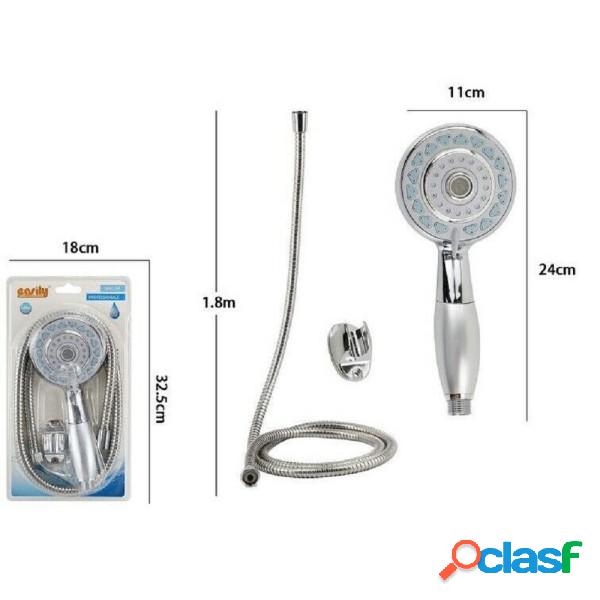 Trade Shop - Kit Doccetta Tonda Doccino Soffione Doccia Con