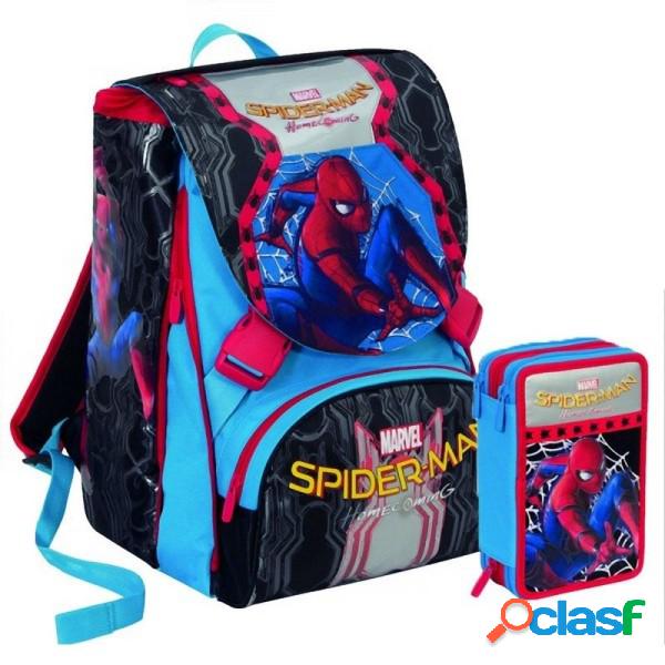 Trade Shop - Kit Scuola School Zaino Estensibile + Astuccio