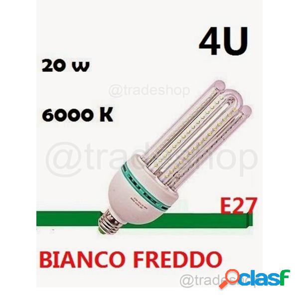 Trade Shop - Lampada Lampadina Led Bulb 2835 4u E27 104smd