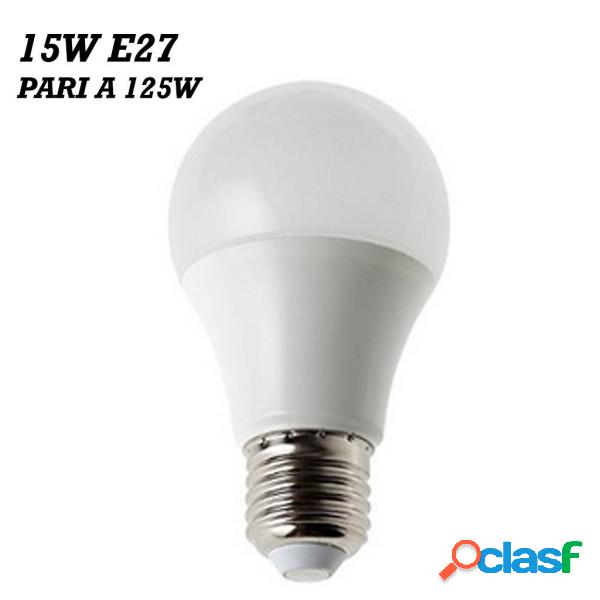 Trade Shop - Lampada Led 15w Attacco E27 Bianco Caldo Bianco