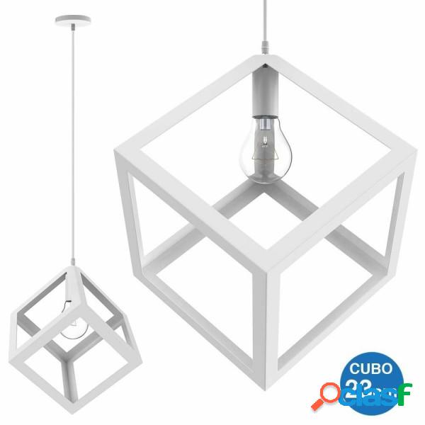 Trade Shop - Lampadario Lampada Sospensione Cubo 23cm Design
