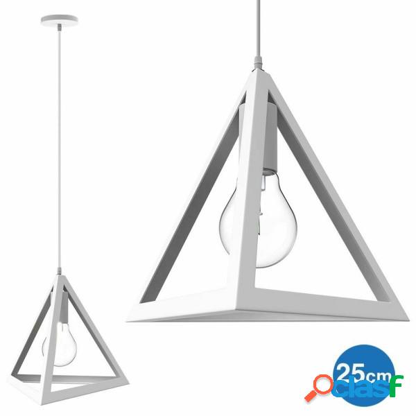 Trade Shop - Lampadario Lampada Sospensione Piramide 25cm