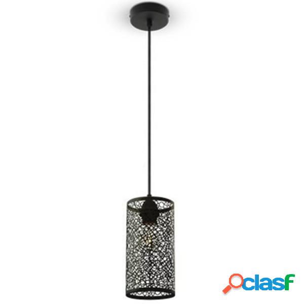 Trade Shop - Lampadario Metallo Nero Stile Marocchino