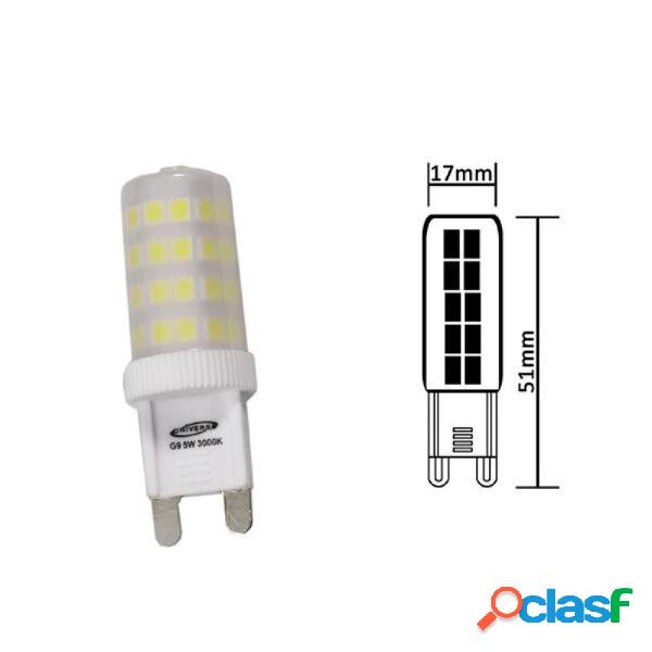 Trade Shop - Lampadina 51 Led Smd G9 5 Watt Luce Bianca