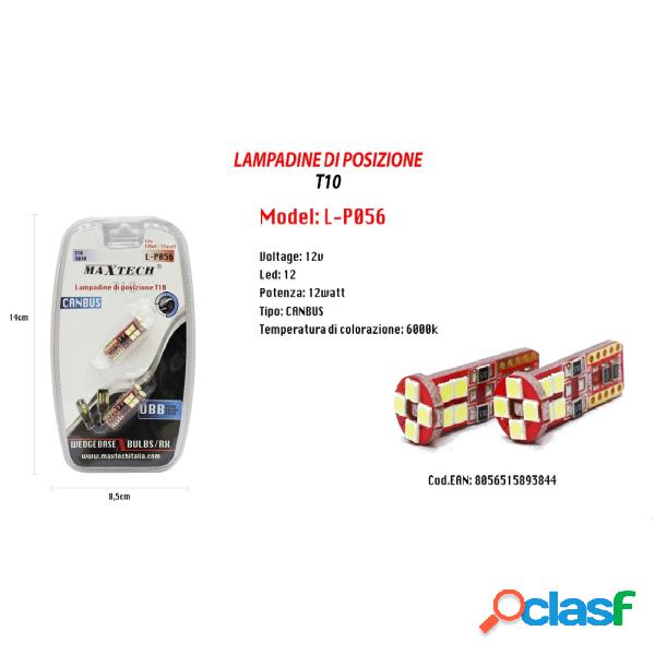 Trade Shop - Lampadine Di Posizione Canbus Maxtech L-p056