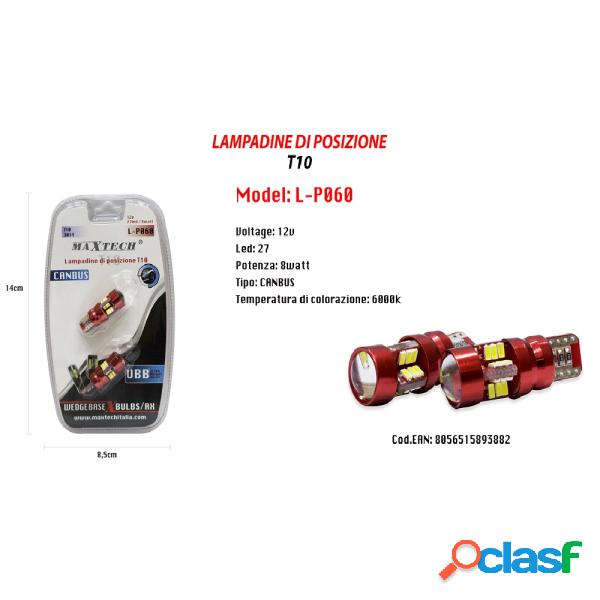 Trade Shop - Lampadine Di Posizione Canbus Maxtech L-p060