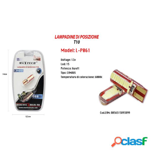 Trade Shop - Lampadine Di Posizione Canbus Maxtech L-p061