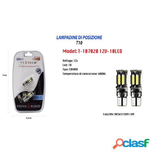 Trade Shop - Lampadine Di Posizione Maxtech T-107020 12v /