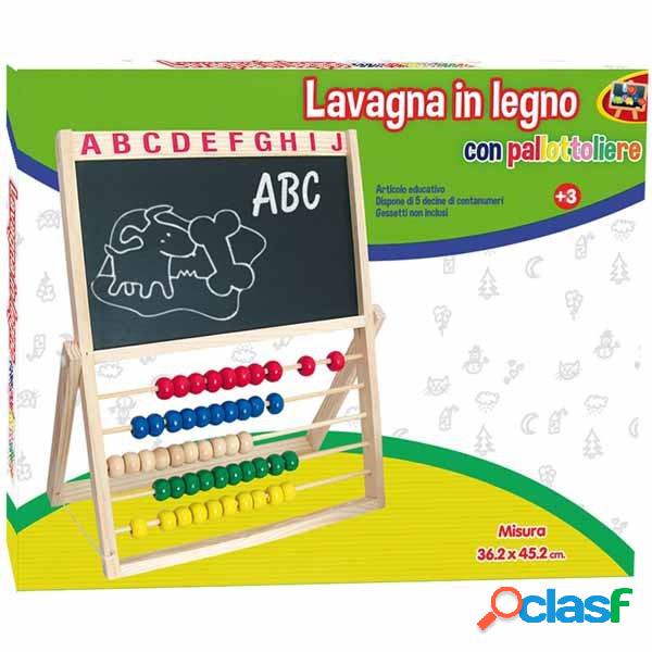 Trade Shop - Lavagna Disegno Bambini Con Pallottoliere Abaco