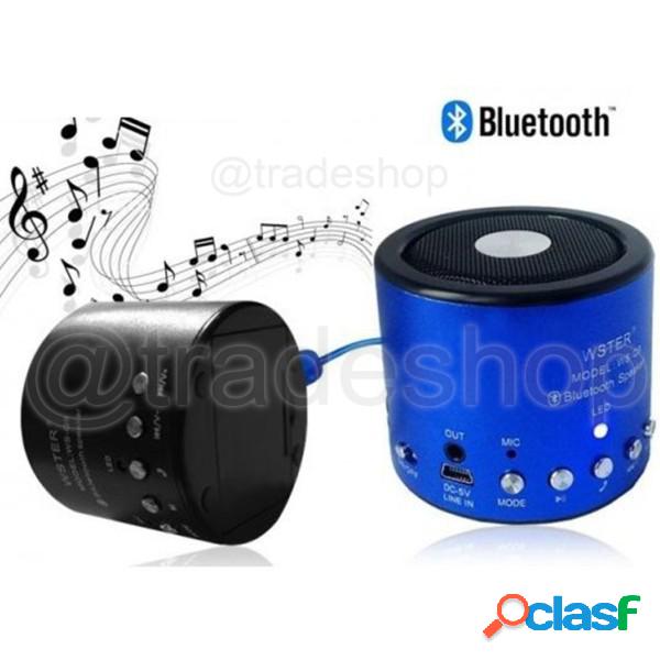 Trade Shop - Mini Speaker Bluetooth Con Radio E Mp3