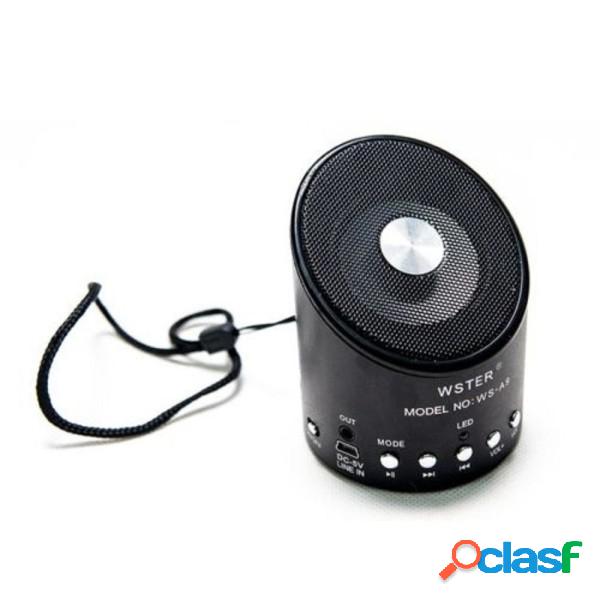 Trade Shop - Mini Speaker Portatile Cassa Ws-a9 Fm Radio