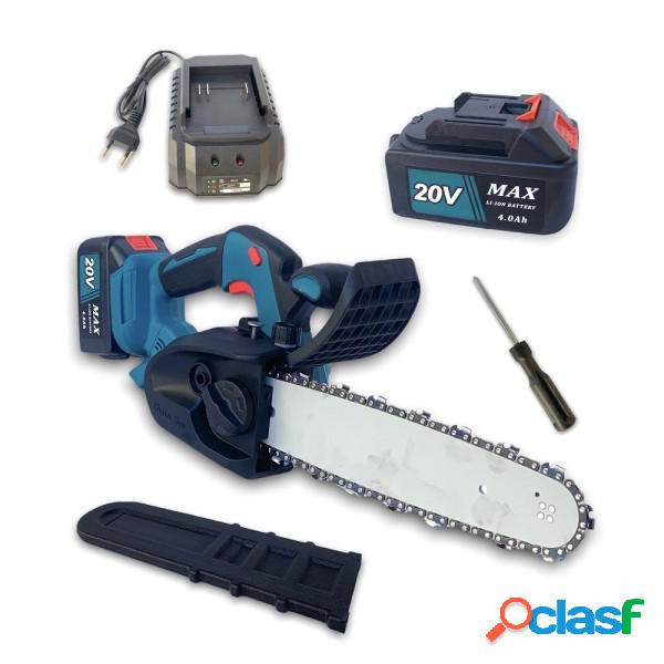 Trade Shop - Motosega A Batteria Lama 12 20v 4ah Mini